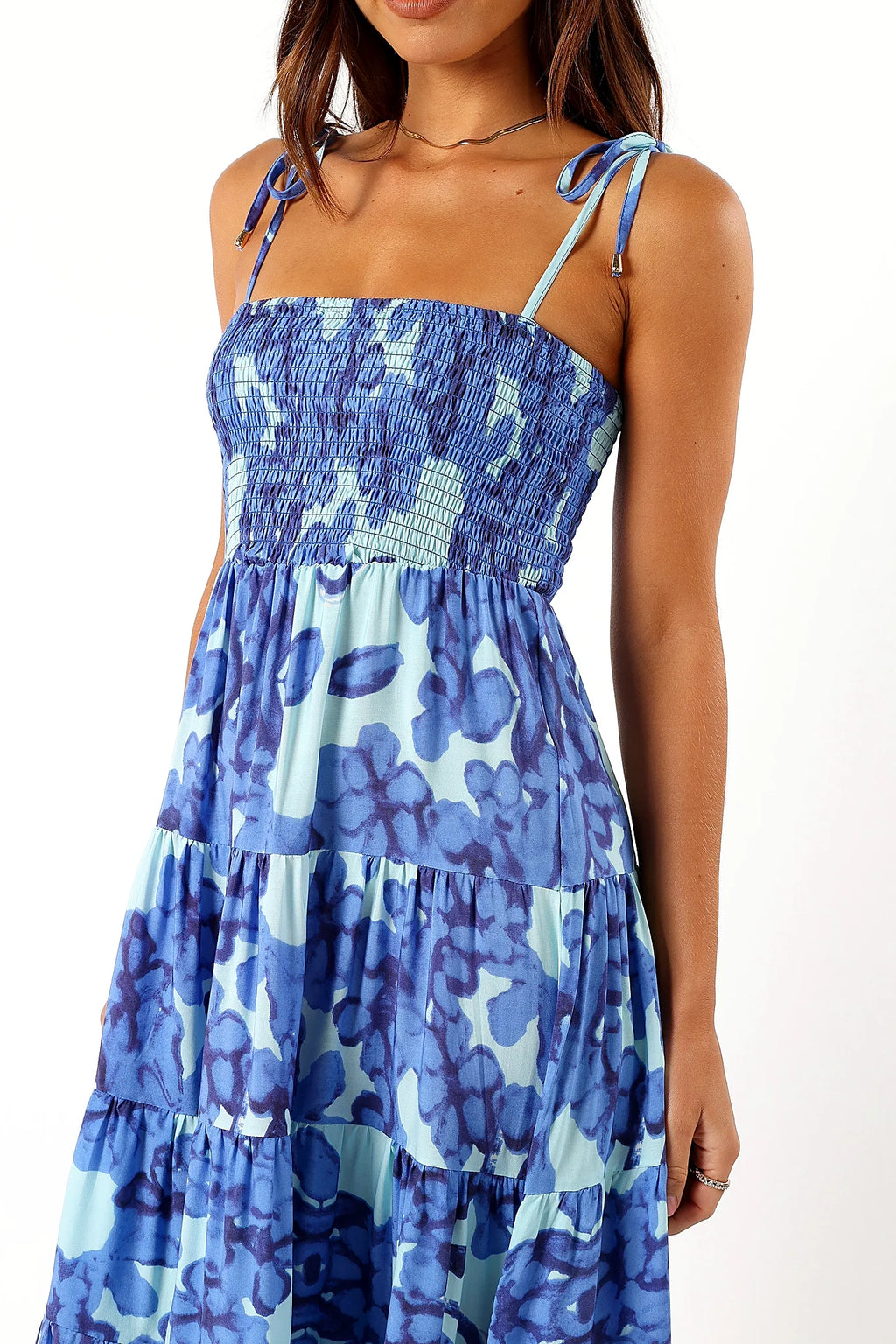 Amarie Midi Dress - Blue