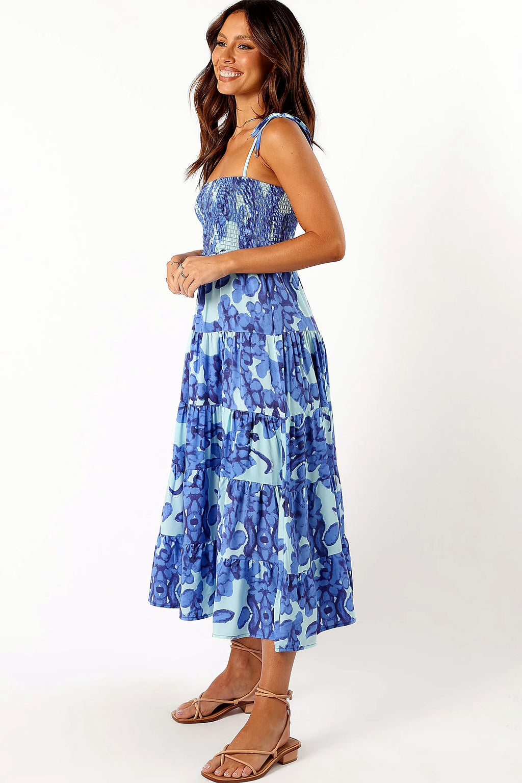 Amarie Midi Dress - Blue