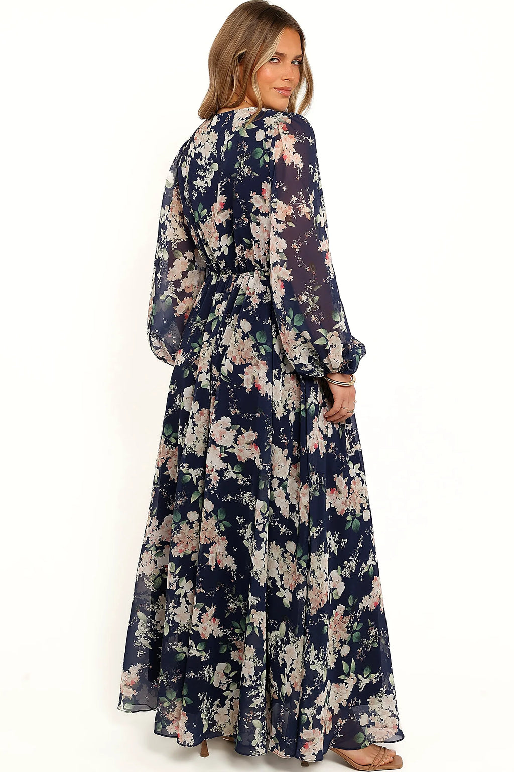 Anisa Maxi Dress - Navy Floral