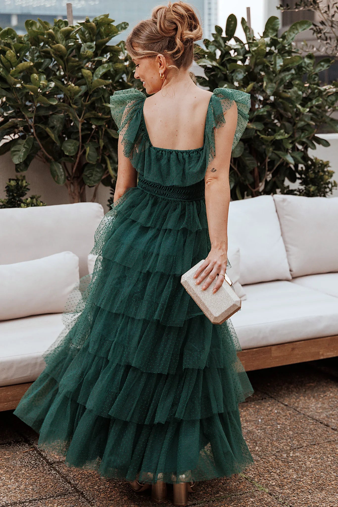 Belle Maxi Dress - Hunter Green