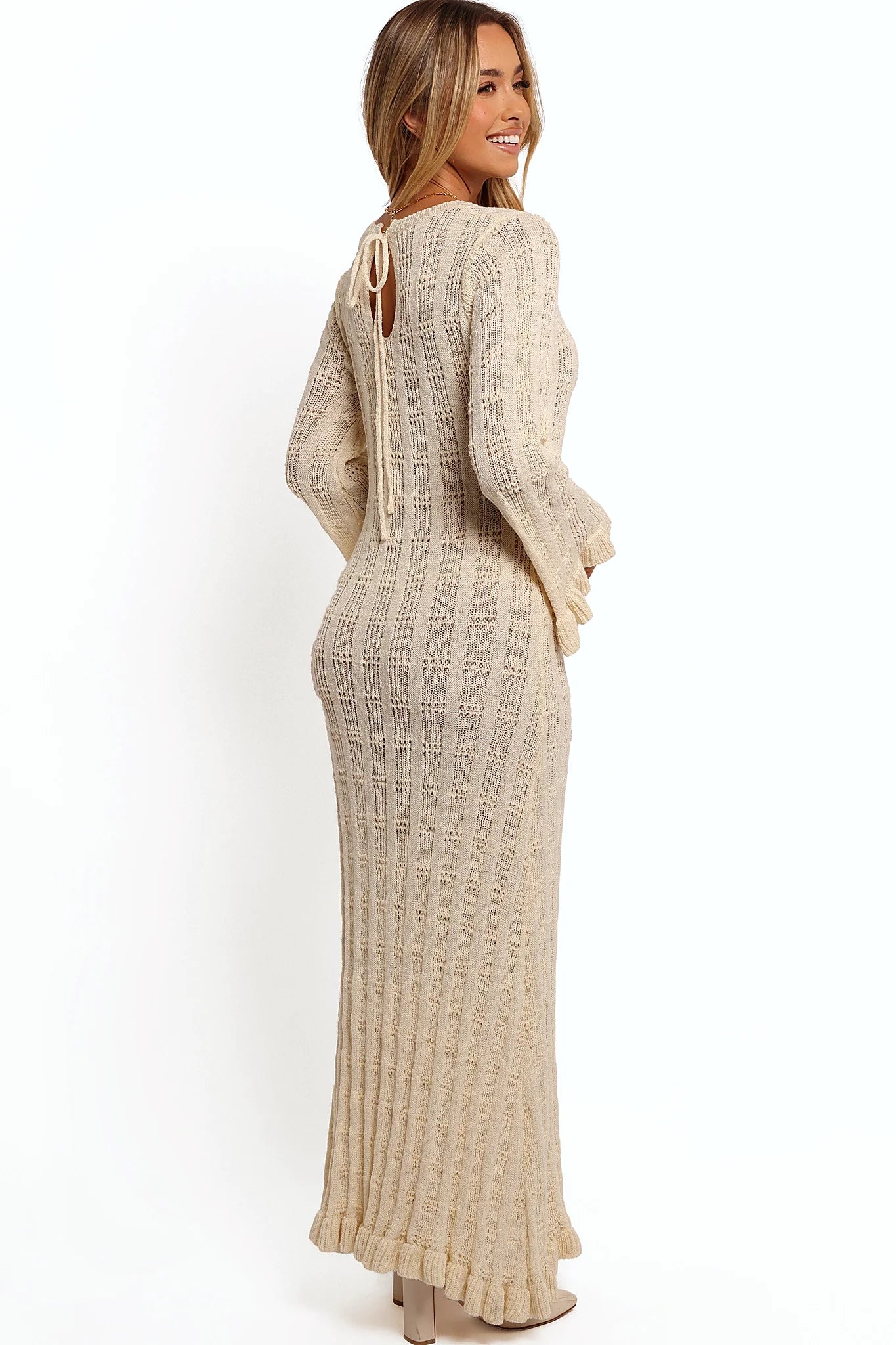 Colter Long Sleeve Maxi Dress - White