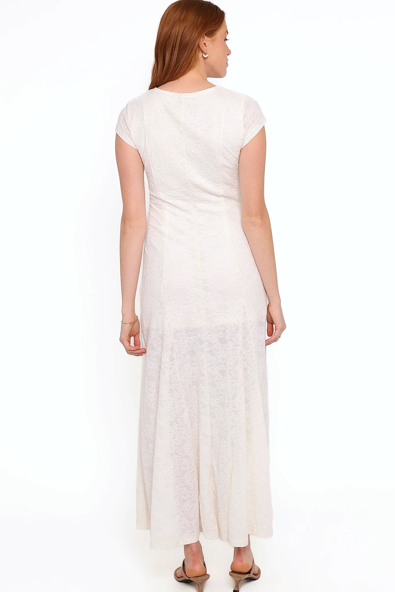 Constance Lace Maxi Dress - White