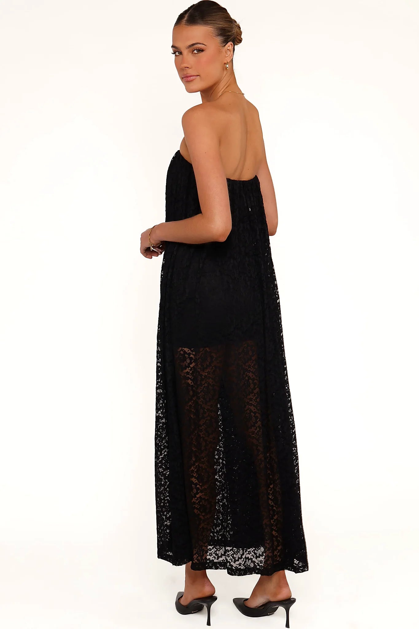 Davina Maxi Dress - Black Lace