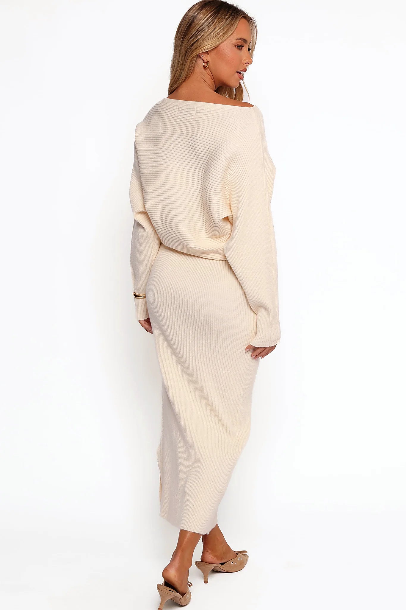 Duncan Knit Dress - Cream