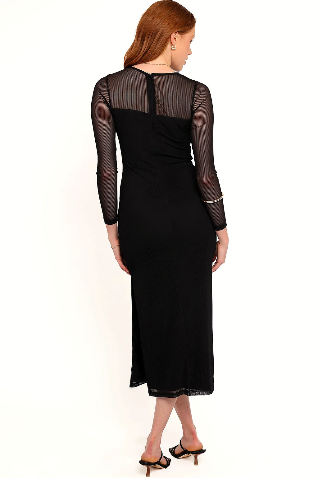 Famille Midi Dress - Black