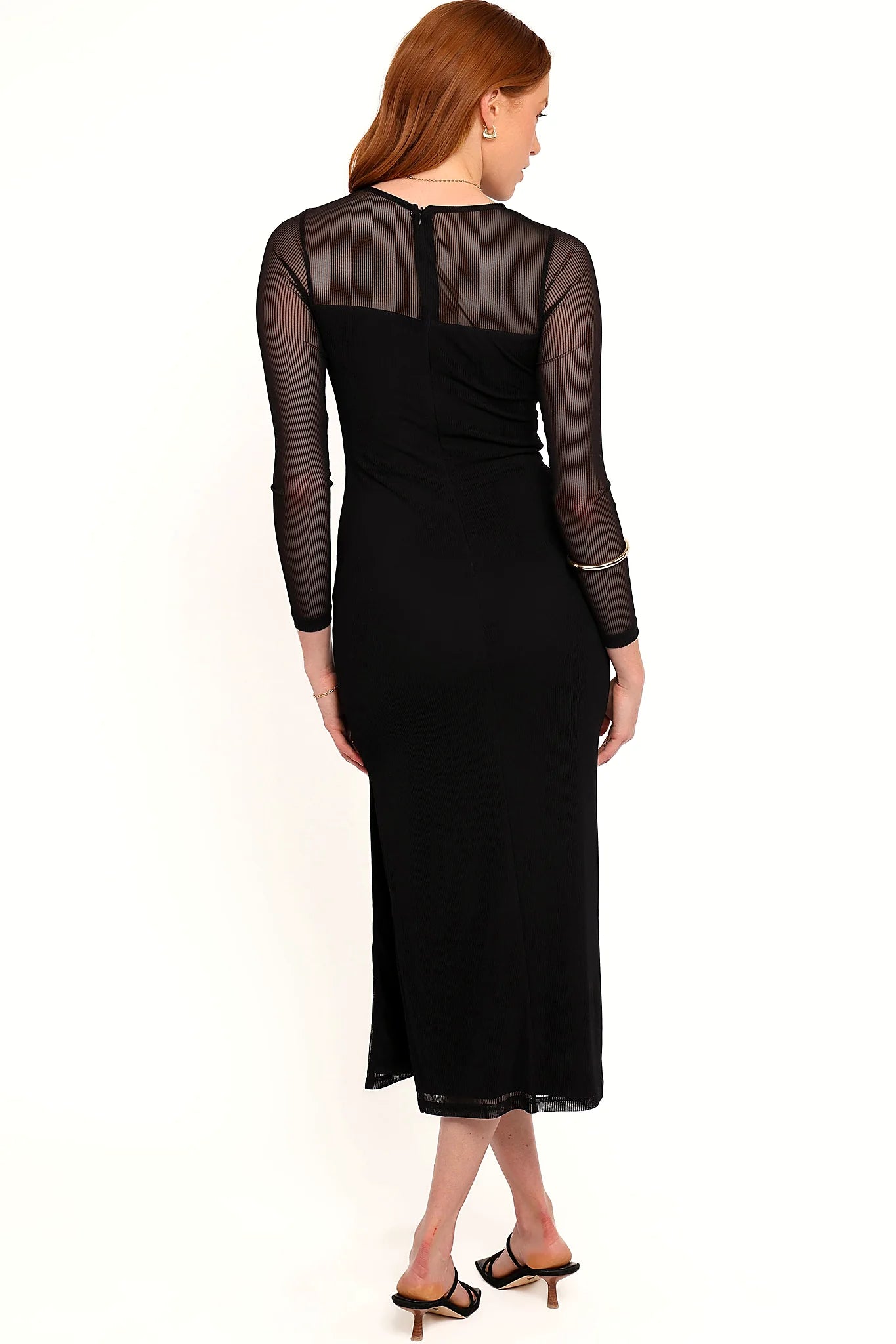 Famille Midi Dress - Black