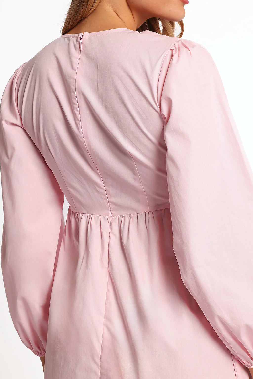 Ilyana Long Sleeve Maxi Dress - Pink