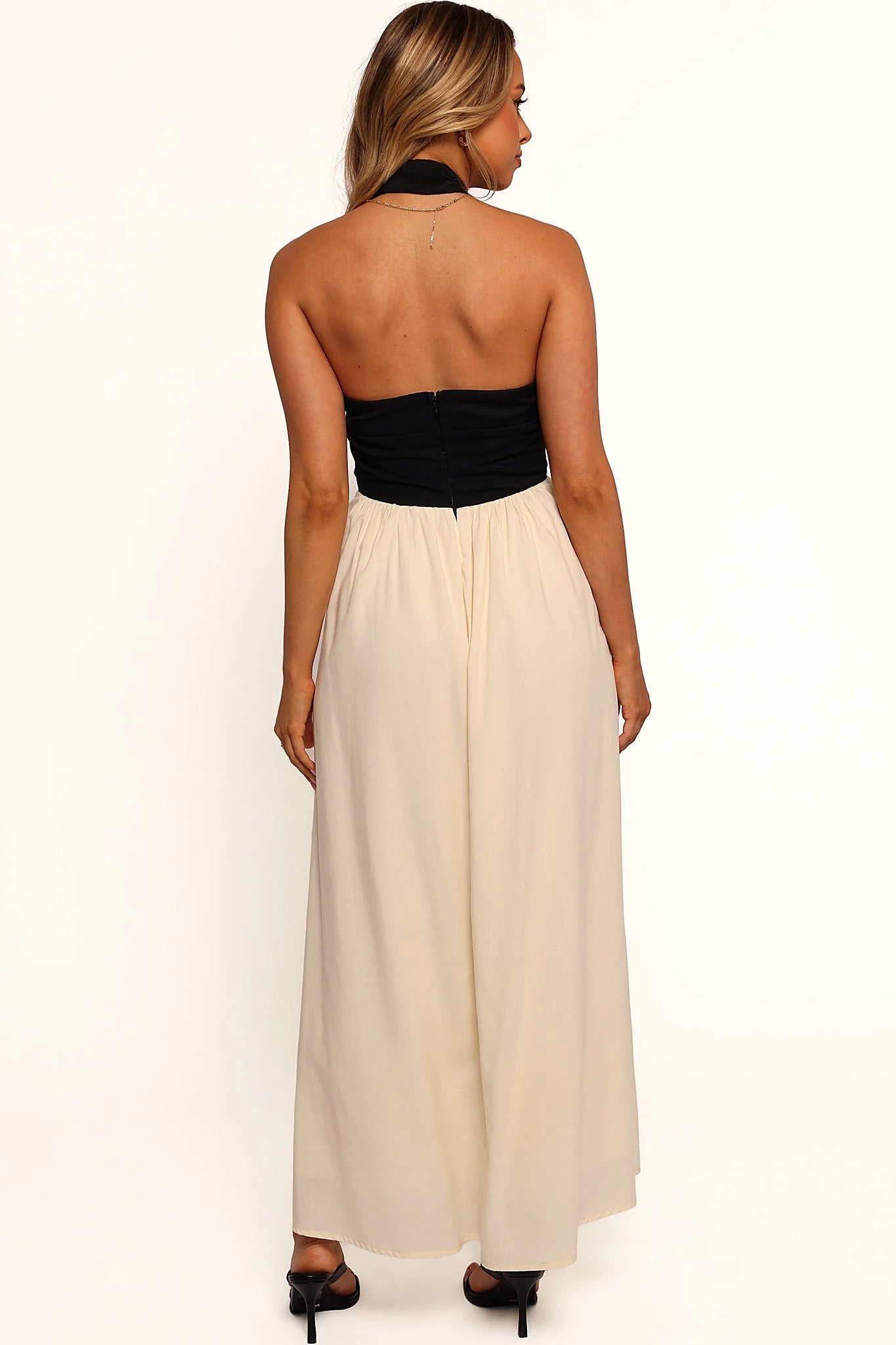 Jayden Maxi Dress - Black Cream
