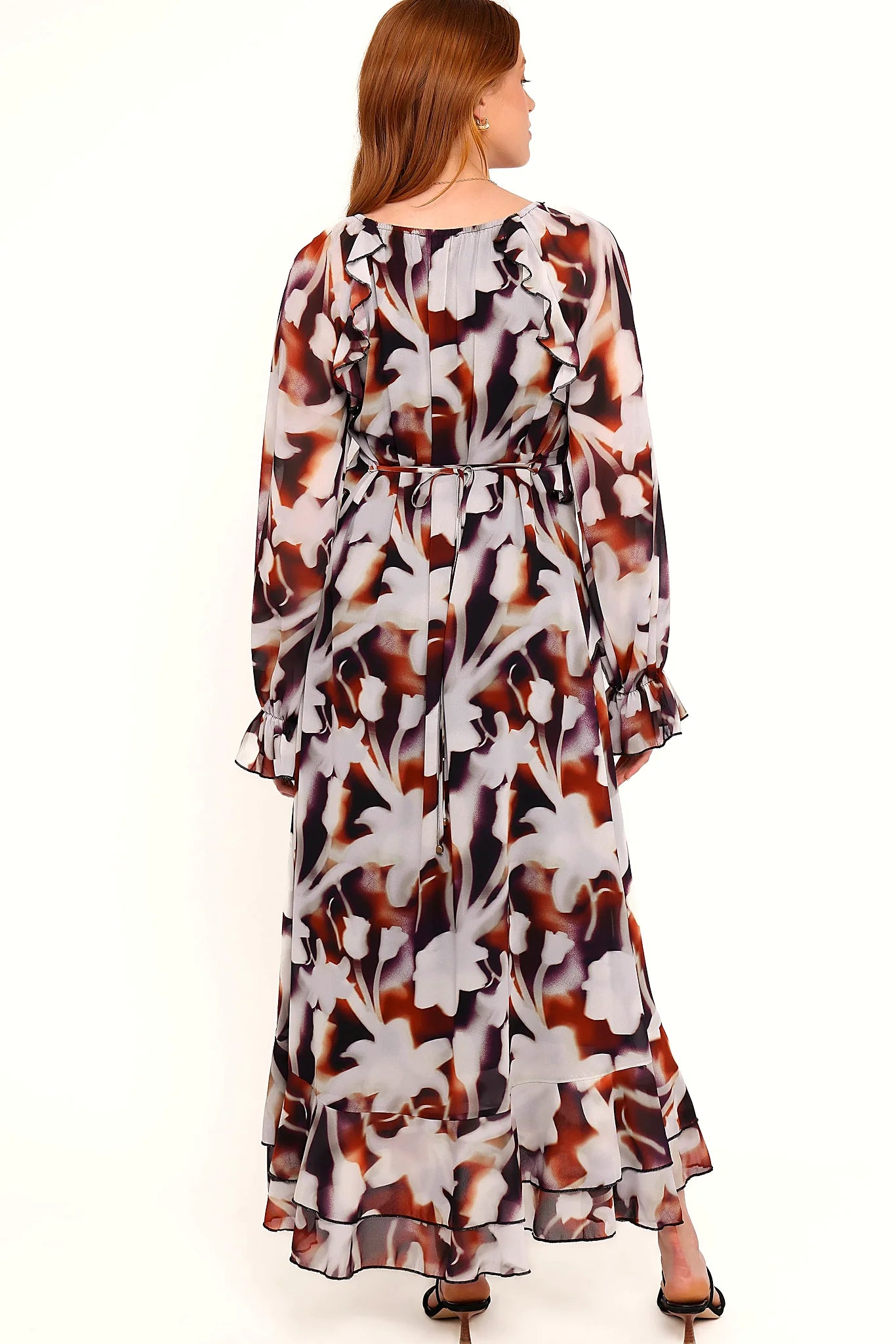 Kasey Maxi Dress - Blurred Floral