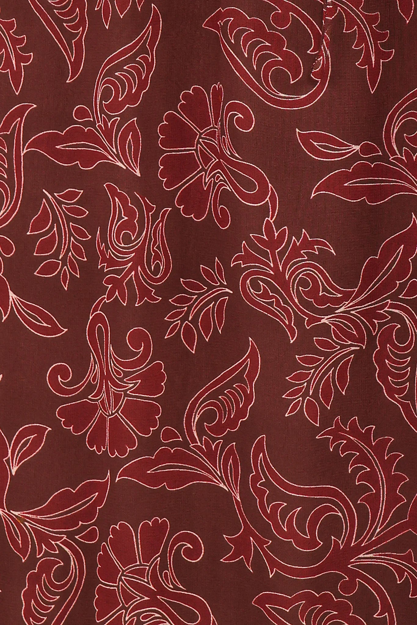 Keziah Long Sleeve Maxi Dress - Burgundy Paisley
