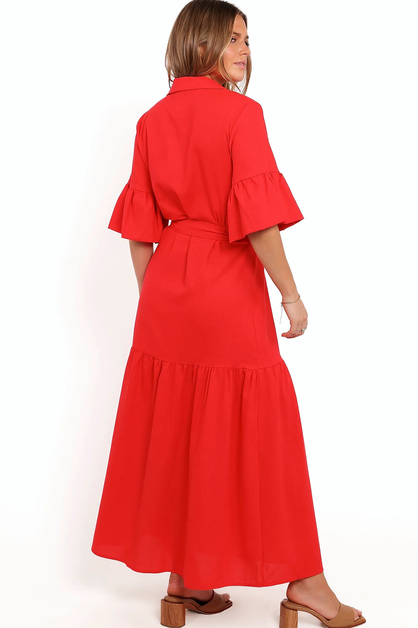 Kirrily Midi Dress - Red