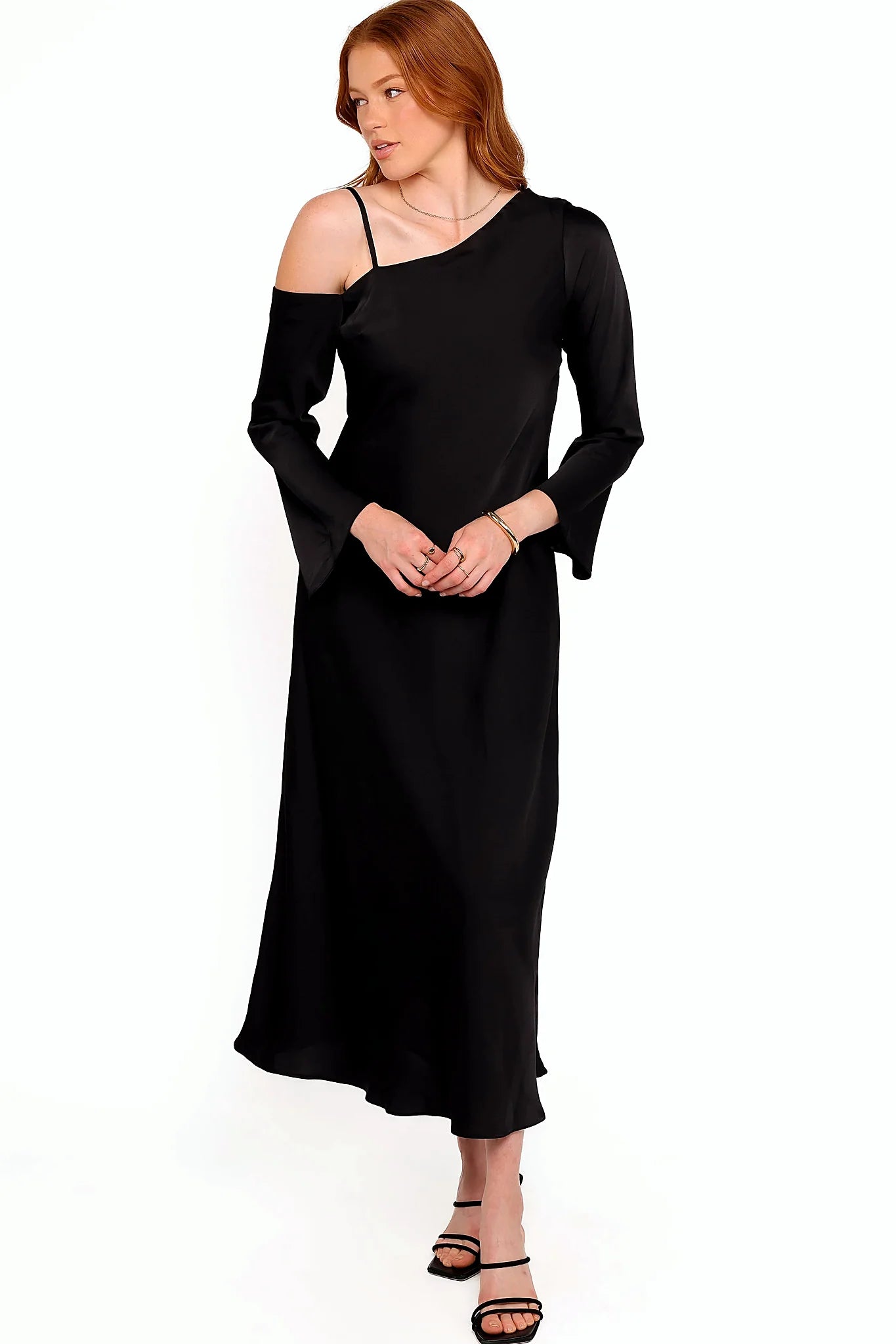 Lindra Maxi Dress - Black