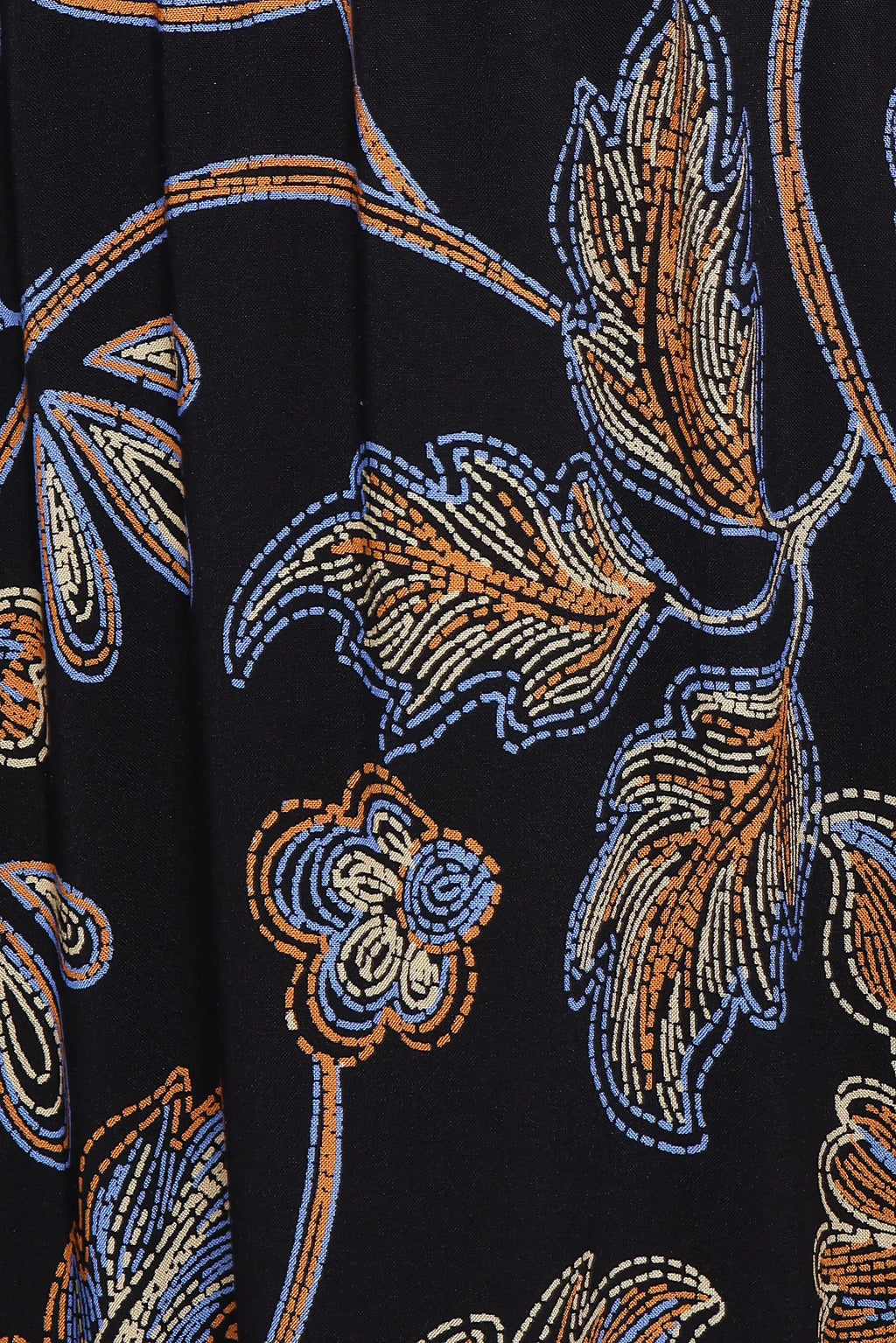 Loveen Maxi Dress - Black Floral