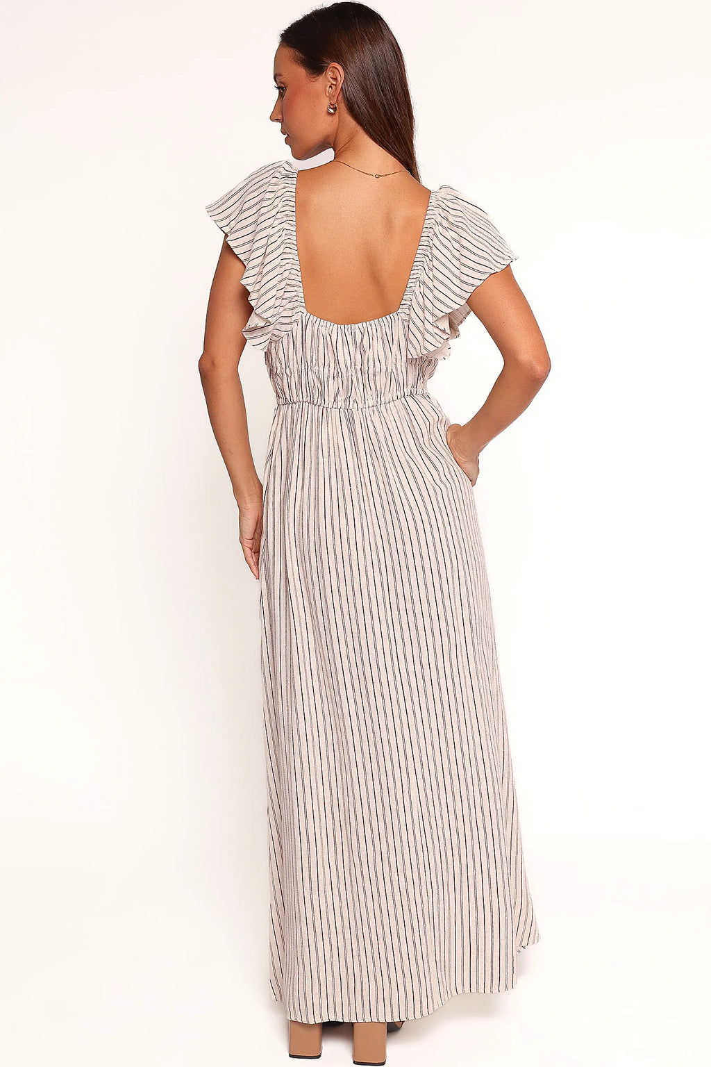 Martin Maxi Dress - Cherry Red Stripe