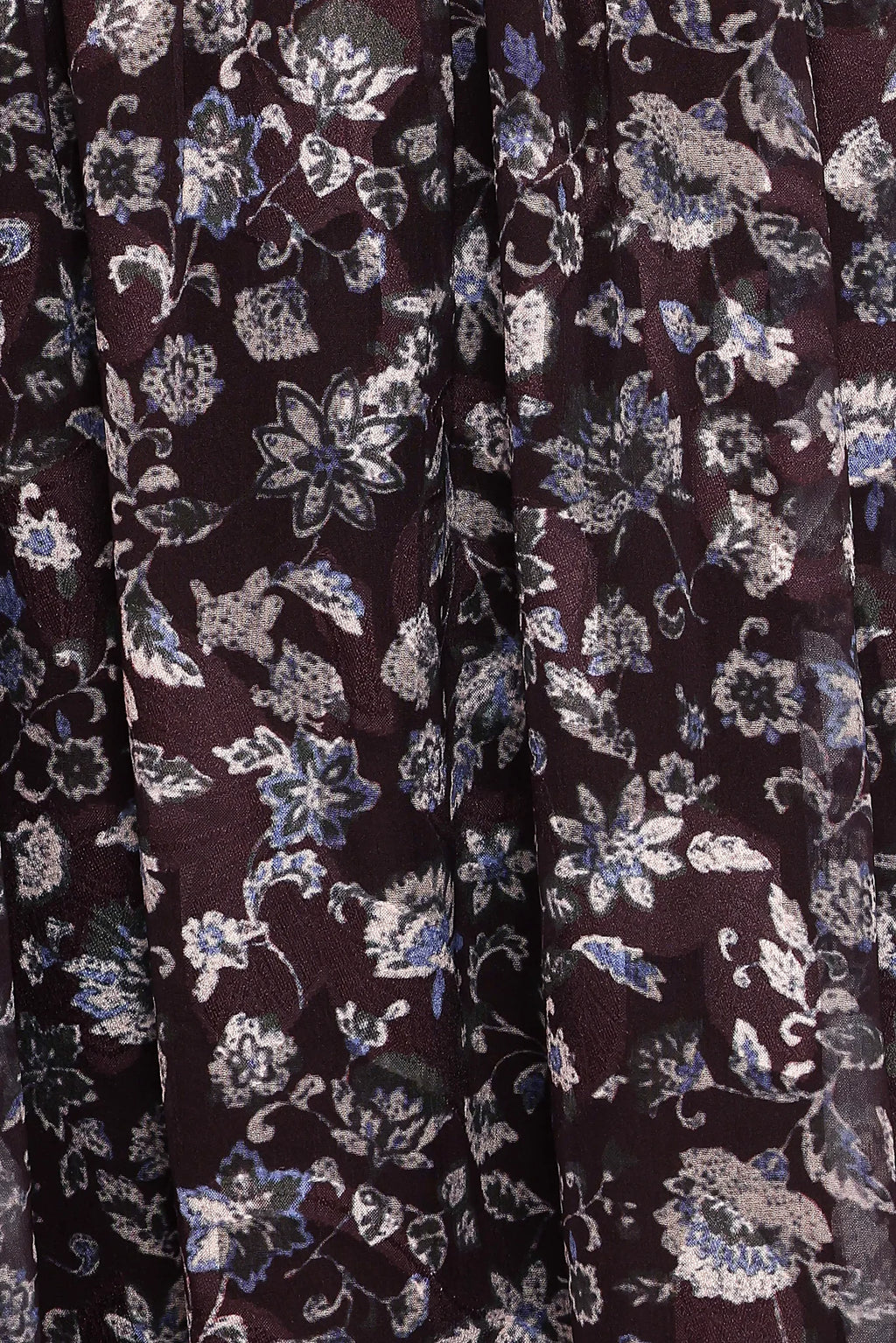 Myles Maxi Dress - Brown/Blue Floral