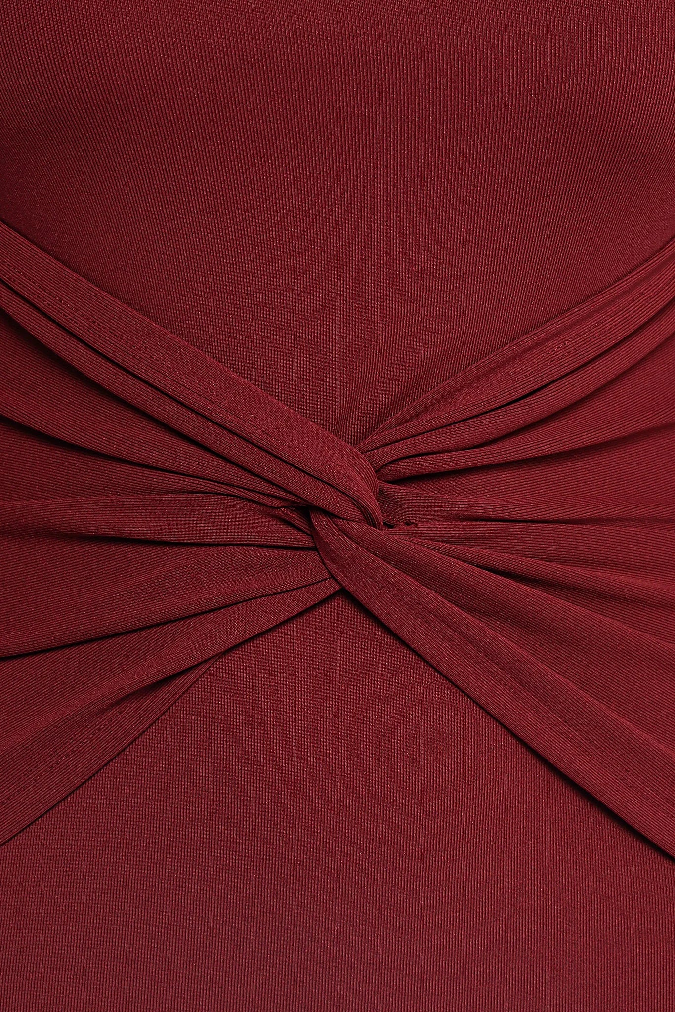 Nash Long Sleeve Dress - Deep Red