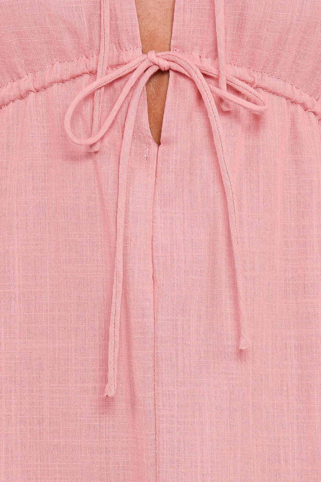 Riven Long Sleeve Maxi Dress - Pink