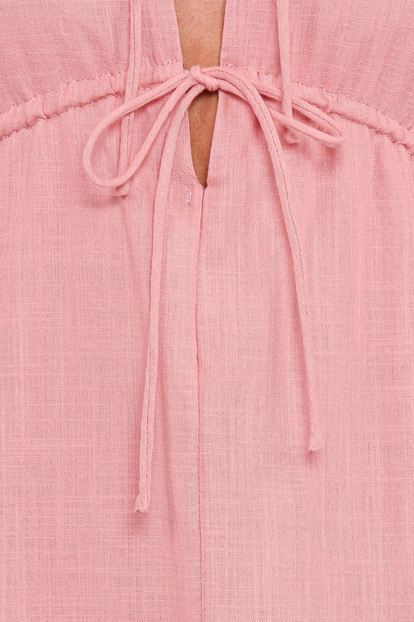 Riven Long Sleeve Maxi Dress - Pink