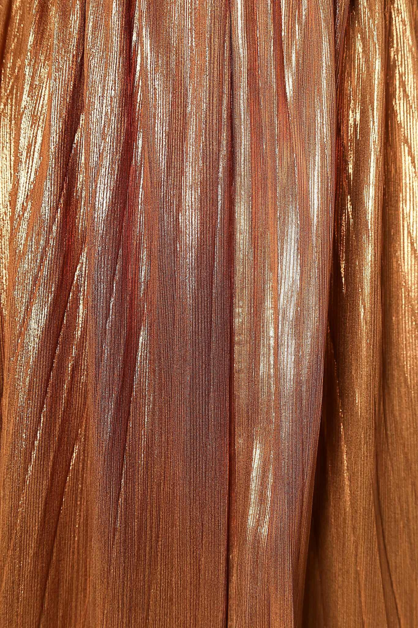 Shania Pleated Maxi Dress - Bronze