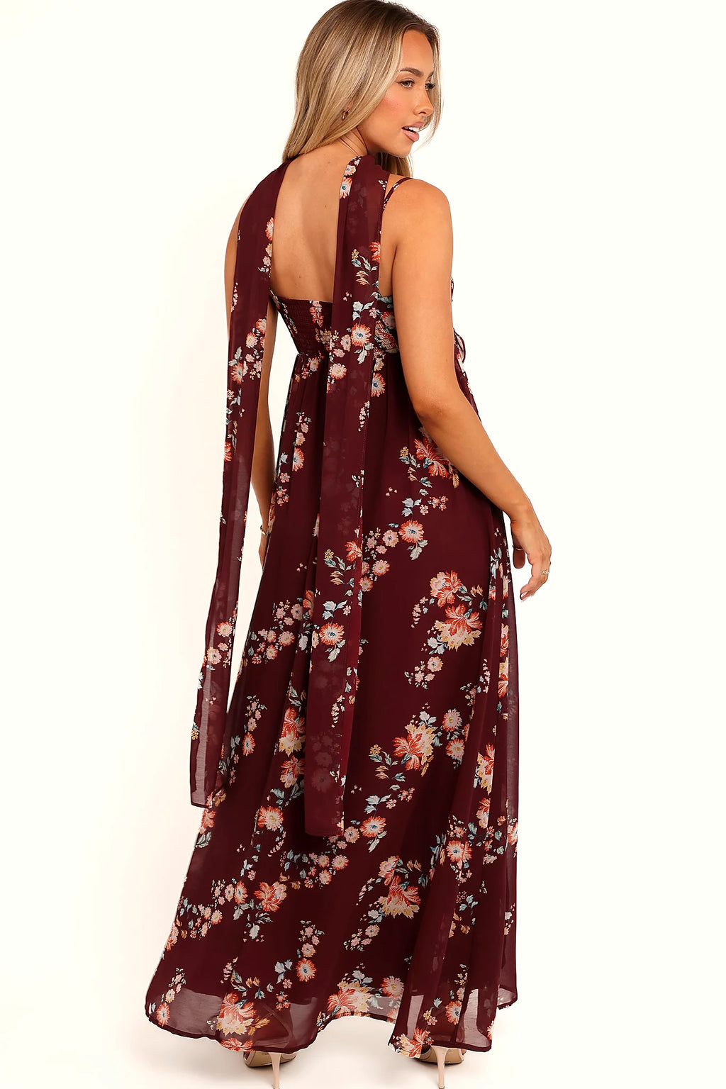 Tully Maxi Dress - Berry Floral