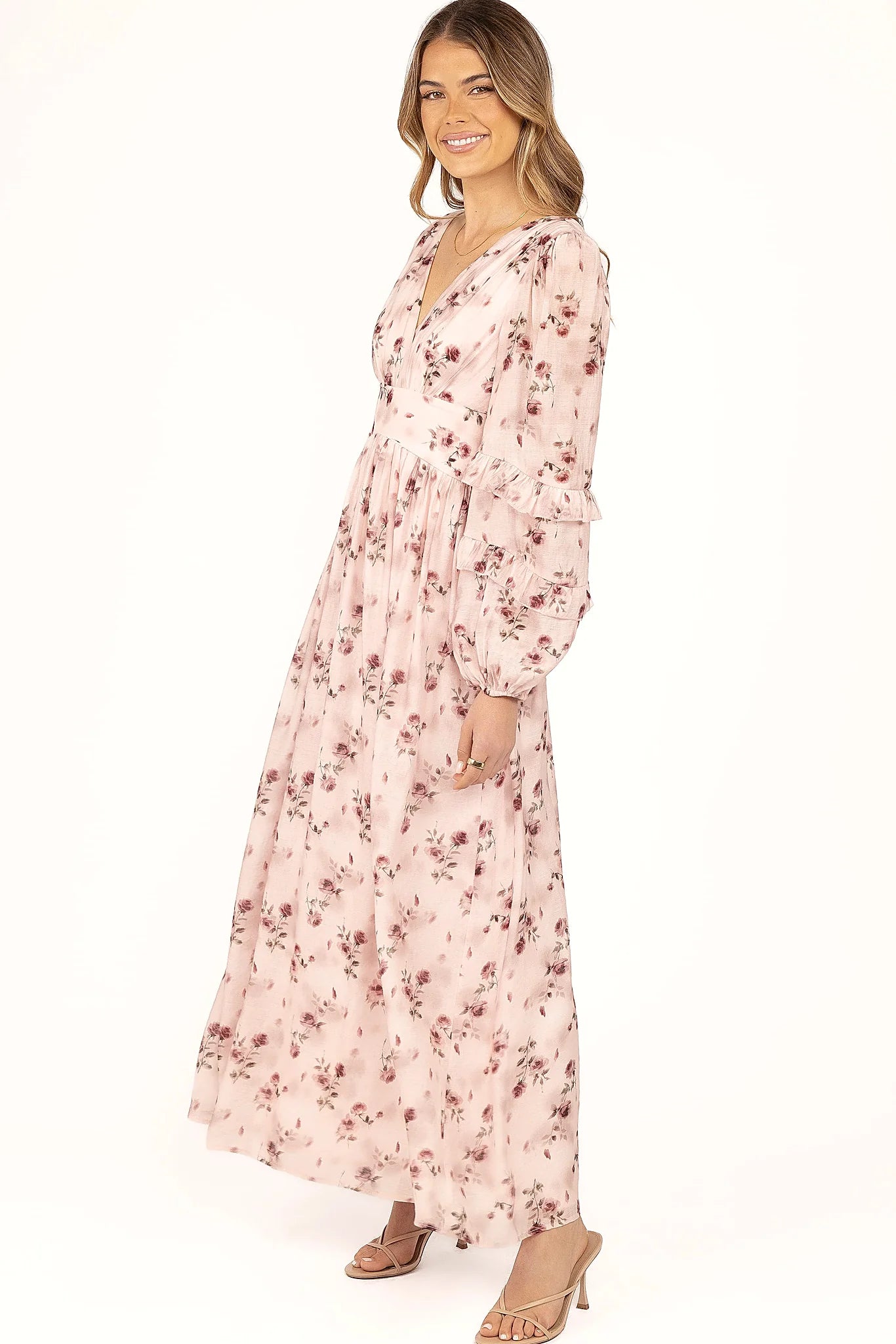 Vayla Maxi Dress - Pink Rose