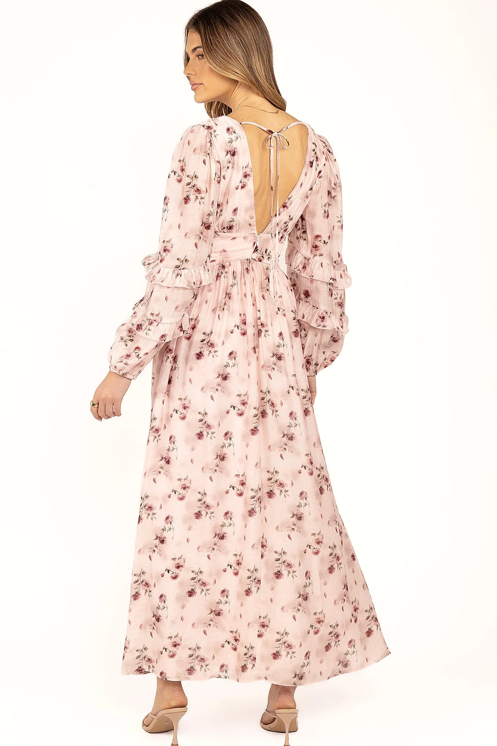 Vayla Maxi Dress - Pink Rose