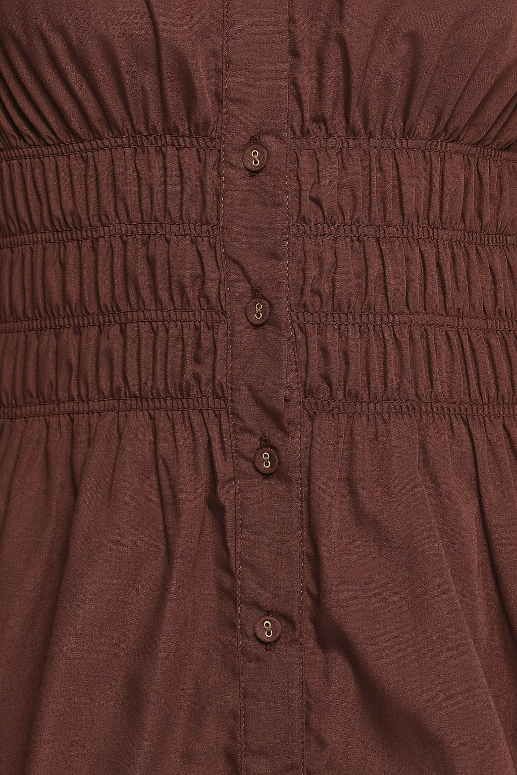 Wallace Mini Dress - Chocolate