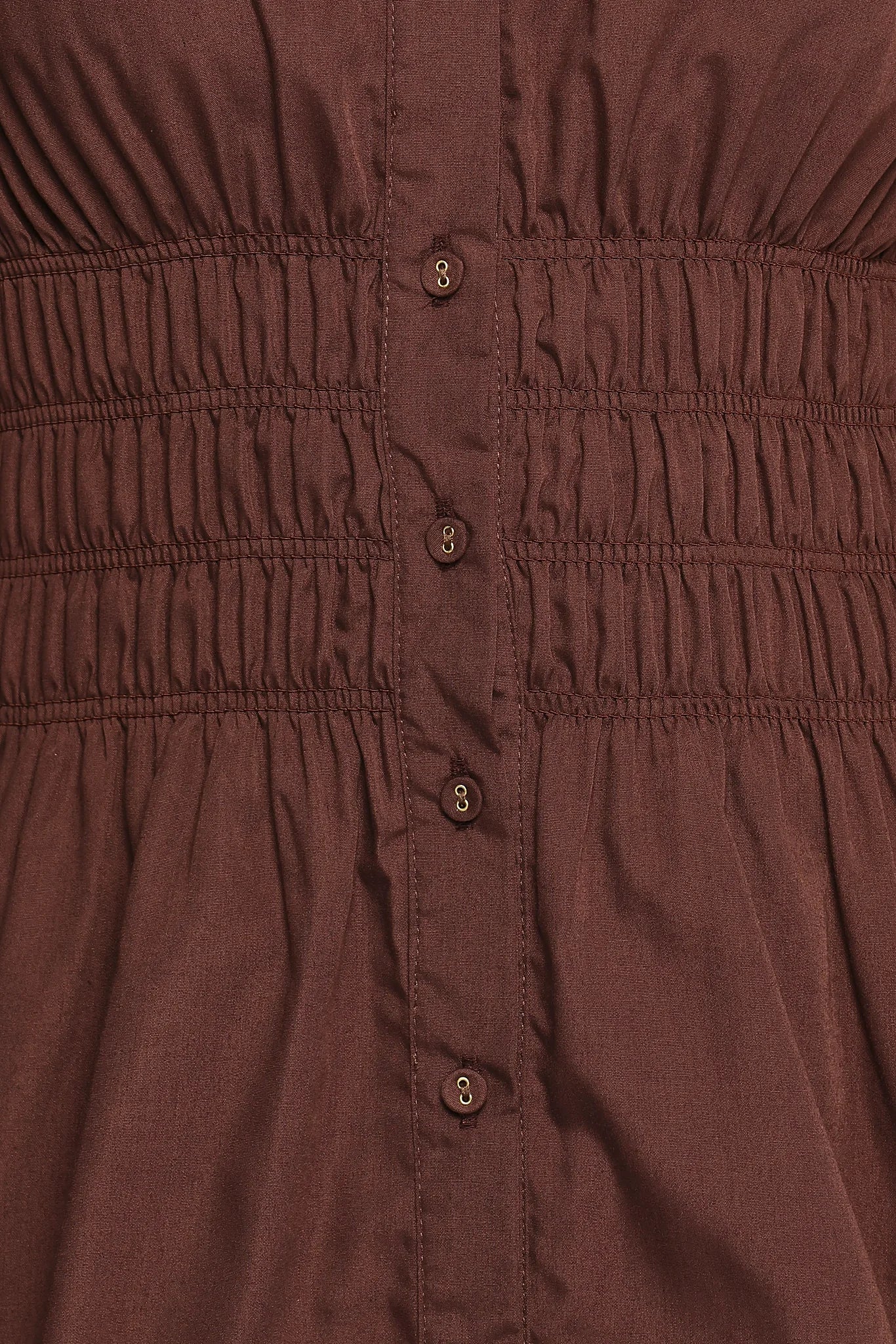 Wallace Mini Dress - Chocolate